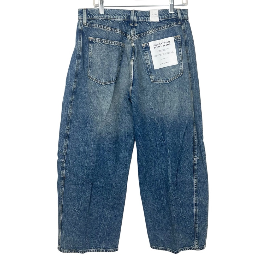 NWT Good American Good Extreme Barrel Jeans sz 6/28 Wide Leg High Rise Baggy - Picture 9 of 16